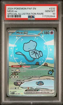 Pokemon Bubble Mew EX PSA 10 Gem Mint #232/091 Paldean Fates 2024 - Image 1