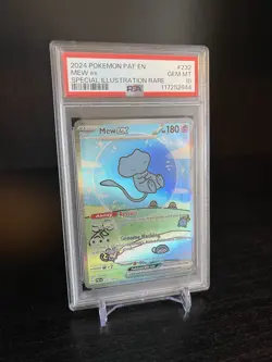 Pokemon Bubble Mew EX PSA 10 Gem Mint #232/091 Paldean Fates 2024 - Image 3