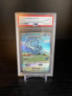 Pokemon Bubble Mew EX PSA 10 Gem Mint #232/091 Paldean Fates 2024 - Image 4