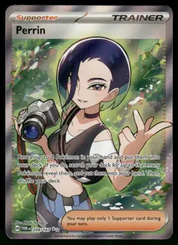 Perrin - 209/167 Ultra Rare Holo NM Pokemon SV06: Twilight Masquerade - Image 1