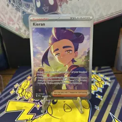 Pokemon TCG Kieran SIR 174/131 Prismatic Evolutions Special Illustration Rare - Image 1