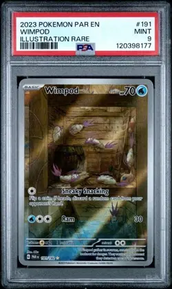 WIMPOD #191 PSA 9 • 2023 POKEMON PAR EN-PARADOX RIFT ILLUSTRATION RARE - Image 1