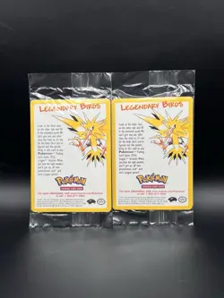 Pokemon Sealed Promos- Black Star Legendary Birds Articuno,Zapdos 10 contenders - Image 1
