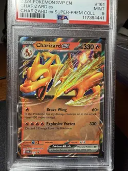 Charizard ex 2024 Pokemon SVP EN 161 Charizard ex Super Premium Collection PSA 9 - Image 1
