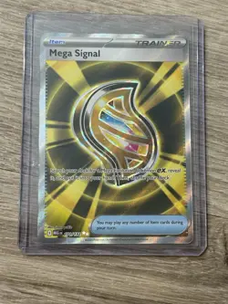 Mega Signal 171/132 - Mega Evolution Ultra Rare Full Art Holo Pokemon TCG (Mint) - Image 1
