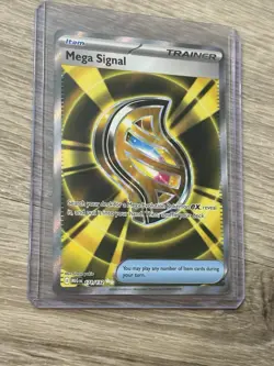 Mega Signal 171/132 - Mega Evolution Ultra Rare Full Art Holo Pokemon TCG (Mint) - Image 3