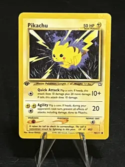 2000 Pokemon Neo Genesis 70/111 Pikachu 1st Edition - Image 1