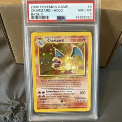 ⚡Mislabeled 2000 Pokemon Game Charizard Holo Italian #4 PSA NM-MT 8 Base Set⚡ - Image 1