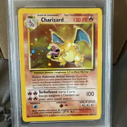 ⚡Mislabeled 2000 Pokemon Game Charizard Holo Italian #4 PSA NM-MT 8 Base Set⚡ - Image 2