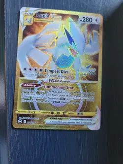 Lugia VSTAR 211/195 - Gold Secret Rare - Pokemon TCG - Silver Tempest NM/M - Image 1