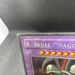 Yu-Gi-Oh! B. Skull Dragon Dragon BPT-005 Secret Rare Heavy Played Damaged Black - Image 2