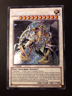 Yu-Gi-Oh! Vylon Omega, HA06-DE023, Secret Rare, 1. Auflage, Deutsch, Near Mint - Image 1