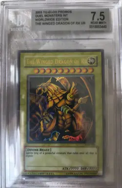 Yu-Gi-Oh 2003 GBI-003 the Winged Dragon of Ra Ultra Rare BGS 7.5 PSA - Image 1