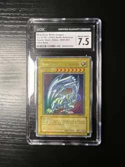 Blue-Eyes White Dragon SDK-001 CGC 7.5 Yu-Gi-Oh! Black Label - Image 1