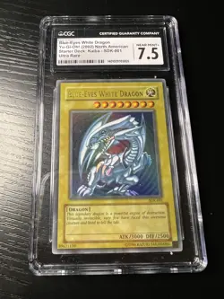 Blue-Eyes White Dragon SDK-001 CGC 7.5 Yu-Gi-Oh! Black Label - Image 2