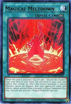 YuGiOh Maximum Gold Magical Meltdown MAGO-EN152 Rare - Image 1