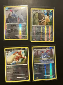 Group Of 4 Reverse Holo Pokemon Cards - Image 1