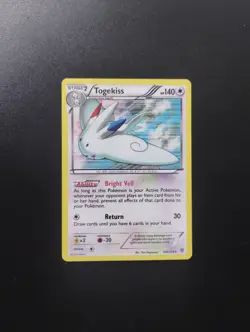 Togekiss 104/135 B&W Plasma Storm MP Holo Rare Pokemon Card - Image 1