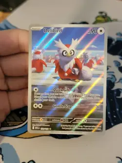 Pokemon Delibird 152/132 Mega Evolution Illustration Rare Card NM - Image 1