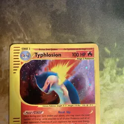 Pokemon TCG Typhlosion Expedition Base Set Reverse Holo Card 28/165 - Image 2