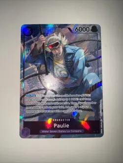 Paulie Alt Art OP03-066 SR Pillars of Strength One Piece English Card Game TCG - Image 1
