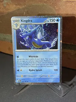 Pokemon Kingdra Paradox Rift Promo Card 032/182 Cosmo Holo - Image 1