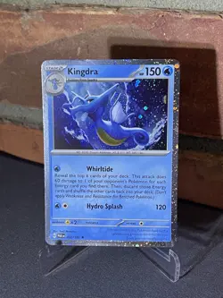 Pokemon Kingdra Paradox Rift Promo Card 032/182 Cosmo Holo - Image 2