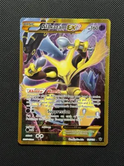 Pokemon Card TCG Alakazam-Ex Fates Collide 125/124 Holo Secret Rare 2016 - Image 1