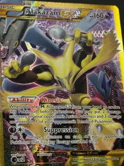 Pokemon Card TCG Alakazam-Ex Fates Collide 125/124 Holo Secret Rare 2016 - Image 3