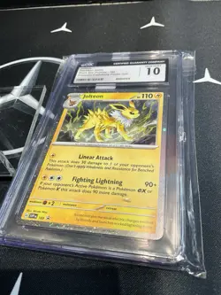 Jolteon 169 Black Star Promo 2025 Pokemon Scarlet & Violet Promo Cards NM - Image 2