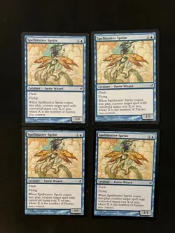 Spellstutter Sprite X4 #89 [Lorwyn] Magic MTG Cards Light Play - Image 1