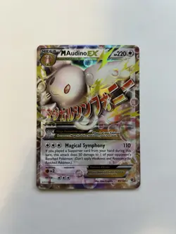 M Audino EX 85/124 Pokemon TCG XY Fates Collide Ultra Rare Holo Card - Image 1