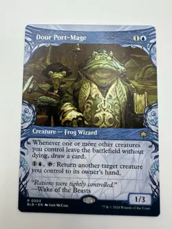 MTG TCG Dour Port-Mage (Showcase) Bloomburrow Regular - Image 1