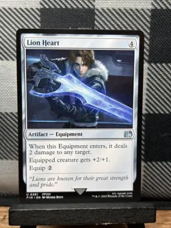 MTG TCG: Lion Heart 261, Final Fantasy - Image 1