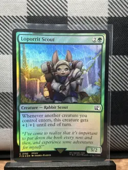 MTG TCG: Loporrit Scout 192, Final Fantasy _ FOIL - Image 1
