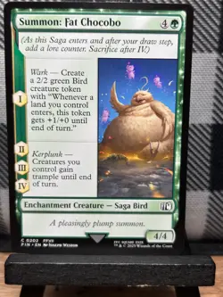 MTG TCG: Summon: Fat Chocobo 202, Final Fantasy - Image 1