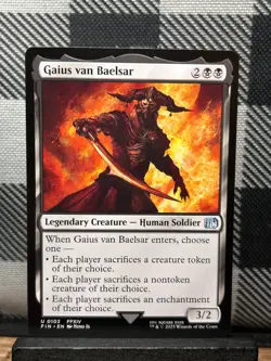 MTG TCG; Gaius van Baelsar 102, Final Fantasy - Image 1