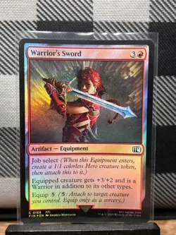MTG TCG: Warrior's Sword 169, Final Fantasy _ FOIL - Image 1