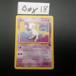 Mew #8 Black Star Promo - VINTAGE WOTC POKEMON CARD - LP/MP - Image 1