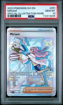 2023 Pokemon Scarlet & Violet Miriam 251/198 - PSA 10 - Gem Mint! - Image 1