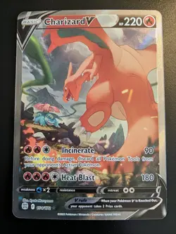 Charizard V Brilliant Stars Full Alt Rare 154/172 NM Pokemon - Image 1