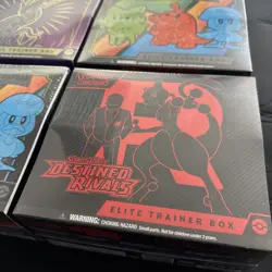 Pokemon ETB LOF OF 4 Destined Rivals Paldea Evolved Scarlett & Violet Sealed - Image 3