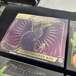 Pokemon ETB LOF OF 4 Destined Rivals Paldea Evolved Scarlett & Violet Sealed - Image 4