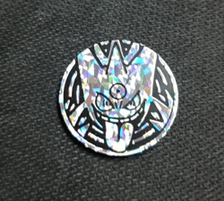 Pokemon TCG Mega Gengar Silver Cracked Ice Holofoil Flipping Coin/Token - Image 2