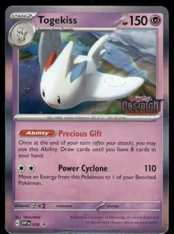 Togekiss - (Prerelease) 038 Promo Holo NM Pokemon SV: Scarlet & Violet Promo Car - Image 1