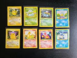 Pokemon Karten Sammlung Starter Schiggy Glutexo Glumanda Pikachu - Exc-Near Mint - Image 1