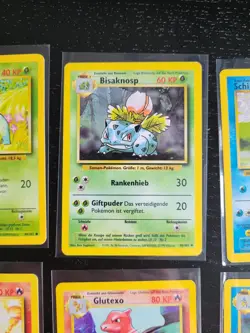 Pokemon Karten Sammlung Starter Schiggy Glutexo Glumanda Pikachu - Exc-Near Mint - Image 4
