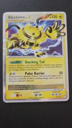 Electivire LV.X 121/123 Pokemon TCG Mysterious Treasures Holo Rare MP - Image 1