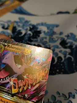 Pokemon TCG M Aerodactyl-EX XY Black Star Promos Holo XY98 LP-MP - Image 2