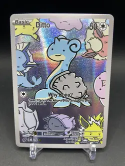 Ditto Lapras #63- After Skool Hobby V2 Genetic Mystery - Pokemon Fan Art HOLO - Image 1